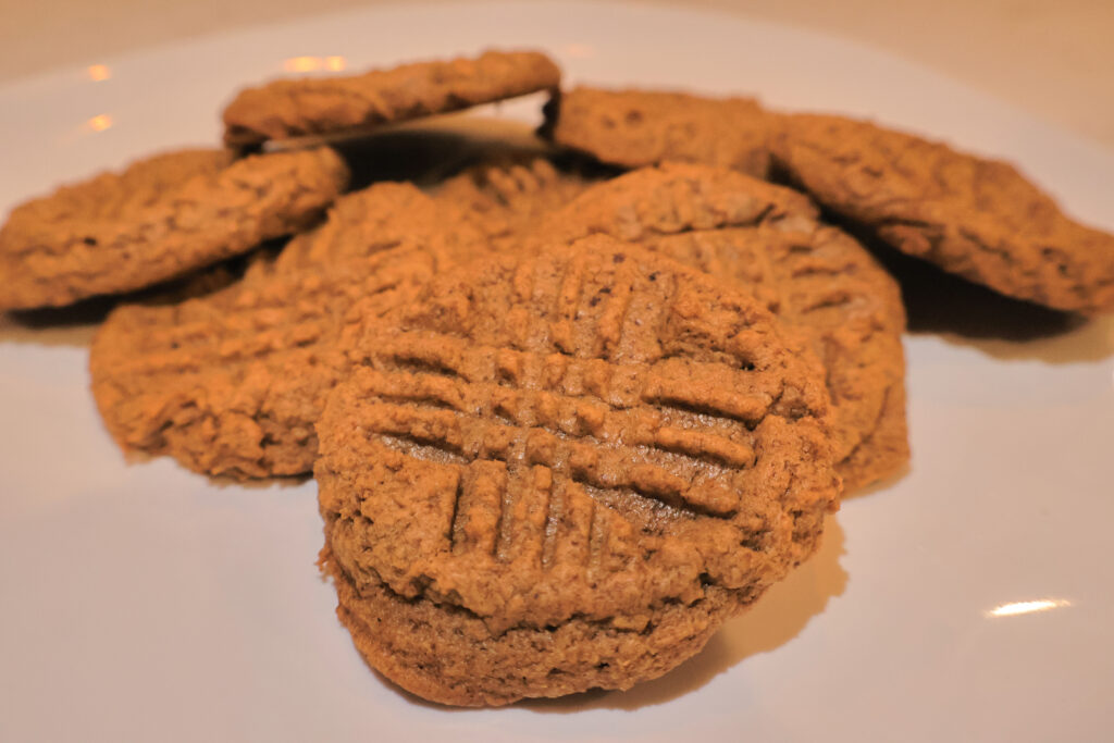3 ingredient peanut butter cookies