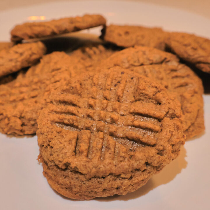 3 ingredient peanut butter cookies