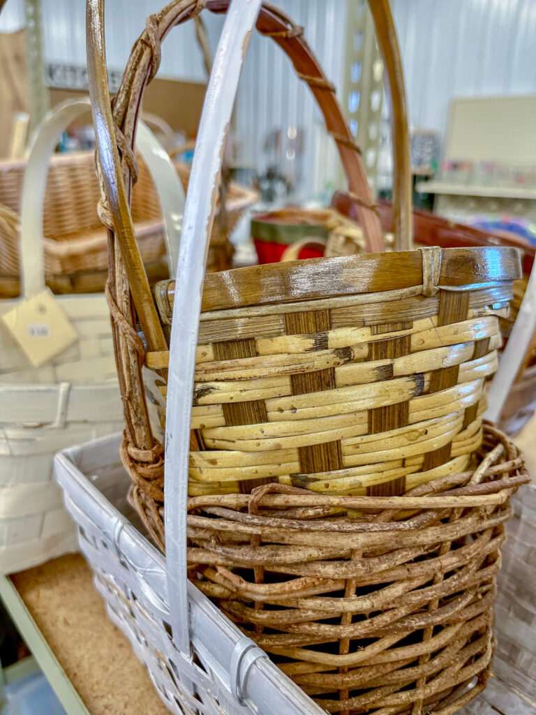 Thrifted Easter Baskets